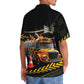 Racing School Bus Street Fun Hawaiian Shirt For Summer Events And Casual Outdoor Wear