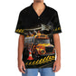 Racing School Bus Street Fun Hawaiian Shirt Design Detail For Beach Days And Holiday Travel
