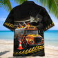 Racing School Bus Street Fun Hawaiian Shirt For Poolside Relaxation And Sunny Getaways