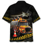 Racing School Bus Street Fun Hawaiian Shirt Pattern View For Lightweight Everyday Style