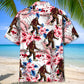 Tropical Forest Creature Wilderness Hawaiian Shirt Pattern Detail For Vacation Travel And Daily Wear