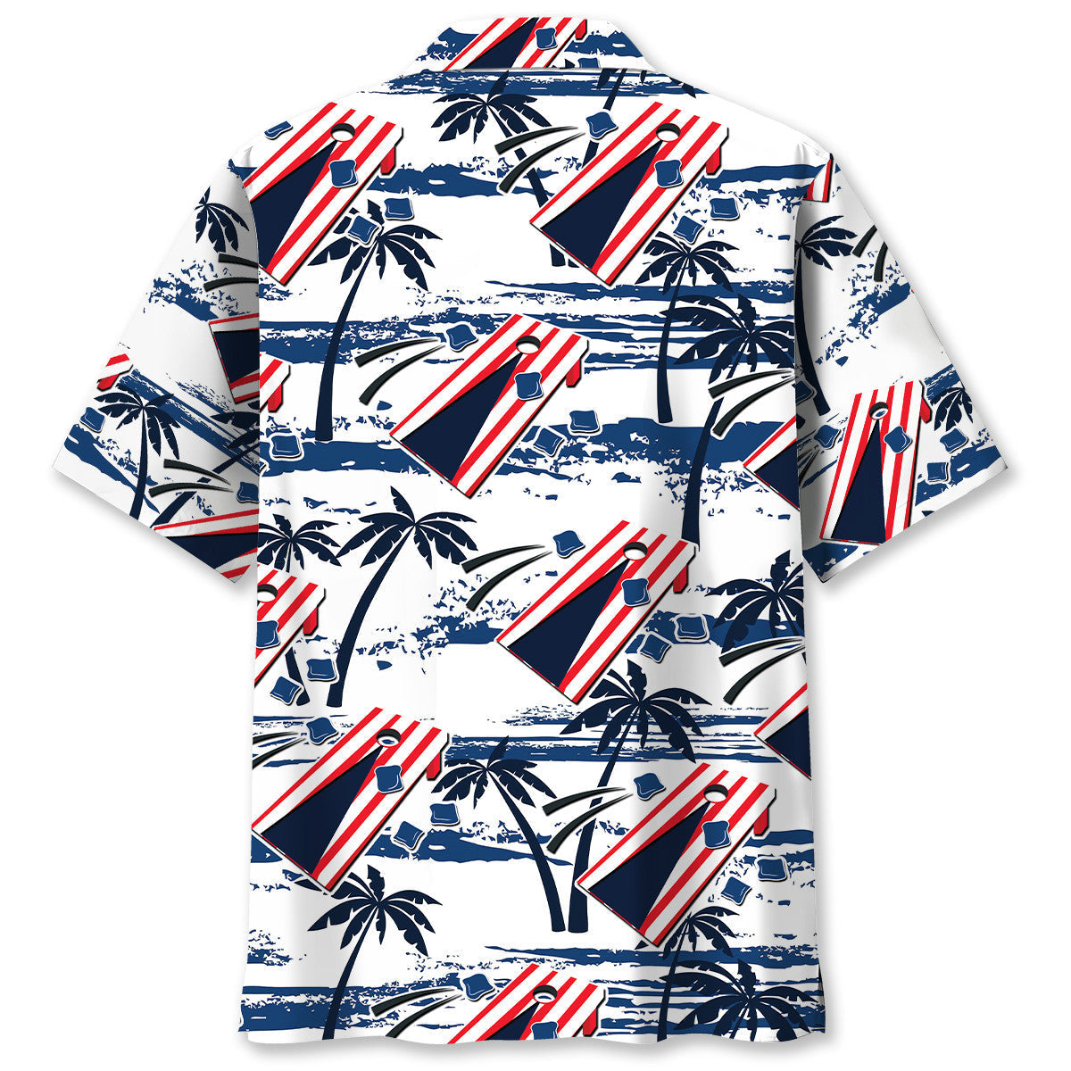 Game Cornhole American Beach Hawaiian Shirt Pattern View For Relaxed Warm Weather Outfits