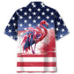 Tropical American Flamingo Hawaiian Shirt Artwork View For Coastal Escapes And Resort Style
