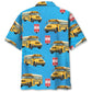 Stop School Bus Safety Hawaiian Shirt Design View For Casual Summer Styling