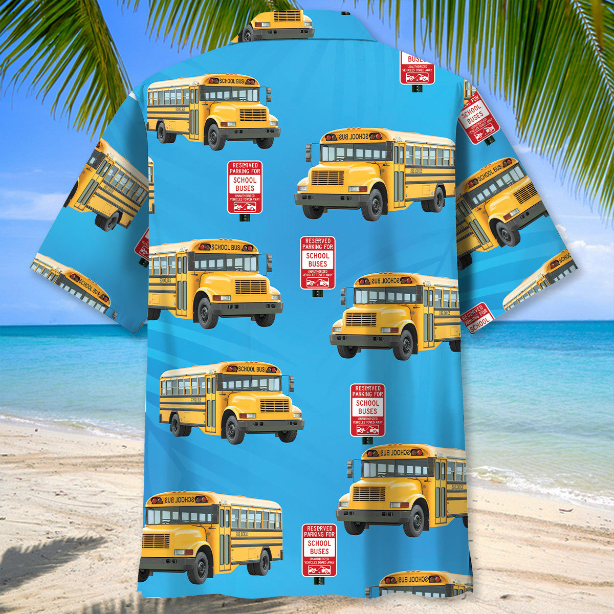 Stop School Bus Safety Hawaiian Shirt For Beach Parties And Weekend Getaways
