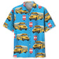 Stop School Bus Safety Hawaiian Shirt Pattern View For Relaxed Warm Weather Outfits