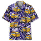 Tropical Retro School Bus Fun Hawaiian Shirt For Poolside Relaxation And Sunny Getaways