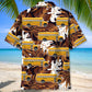 Retro School Bus Travel Hawaiian Shirt Design Detail For Beach Days And Holiday Travel
