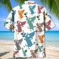 Funny Dog Coward Cartoon Hawaiian Shirt For Poolside Relaxation And Sunny Getaways
