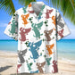 Funny Dog Coward Cartoon Hawaiian Shirt For Summer Events And Casual Outdoor Wear