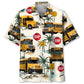 Tropical Aloha School Bus Fun Hawaiian Shirt For Vacation Days And Relaxed Coastal Outings