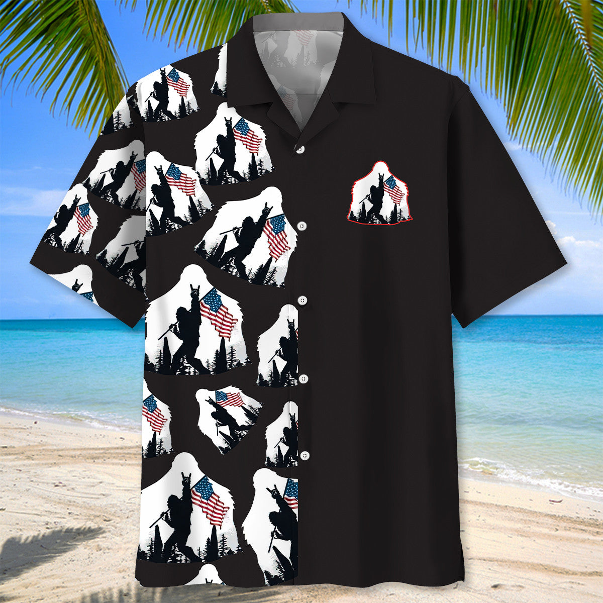 People Doubt Existence Forest Creature Wilderness Hawaiian Shirt For Coastal Adventures And Warm Weather Wear