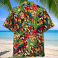 Tropical Parrot Nautical Pirate Island Hawaiian Shirt For Warm Weather Adventures And Everyday Comfort
