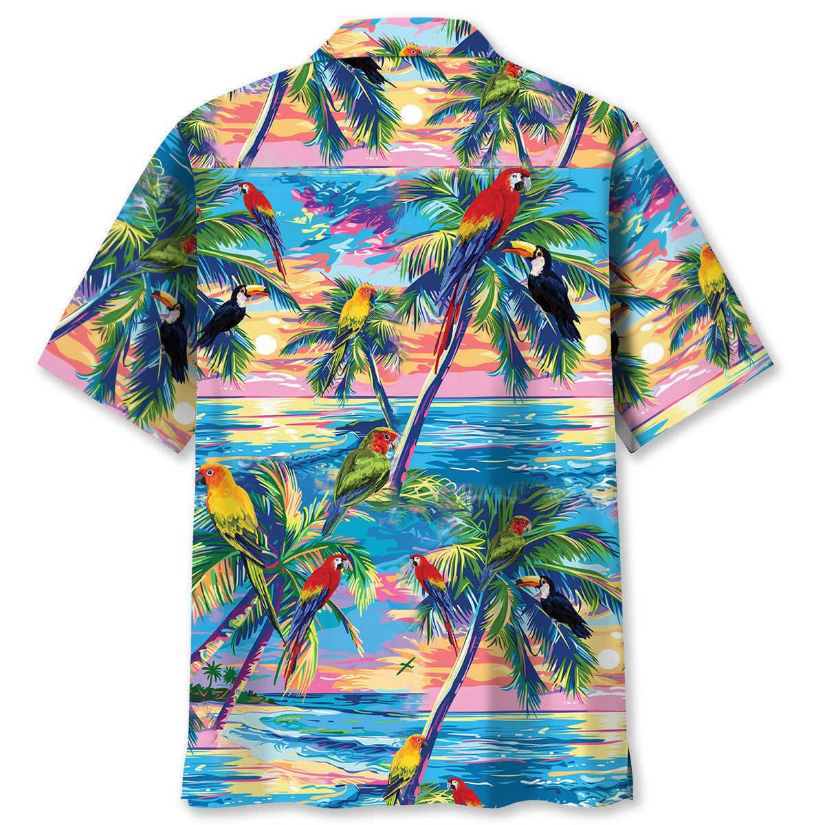 Tropical Parrot Summer Beach Hawaiian Shirt For Coastal Adventures And Warm Weather Wear