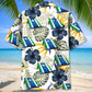 Tropical Aloha Cornhole Hawaiian Shirt For Poolside Relaxation And Sunny Getaways