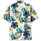 Tropical Aloha Cornhole Hawaiian Shirt Design Detail For Beach Days And Holiday Travel