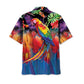 Tropical Parrot Jungle Vibrant Hawaiian Shirt Artwork Detail For Tropical Trips And Casual Outings