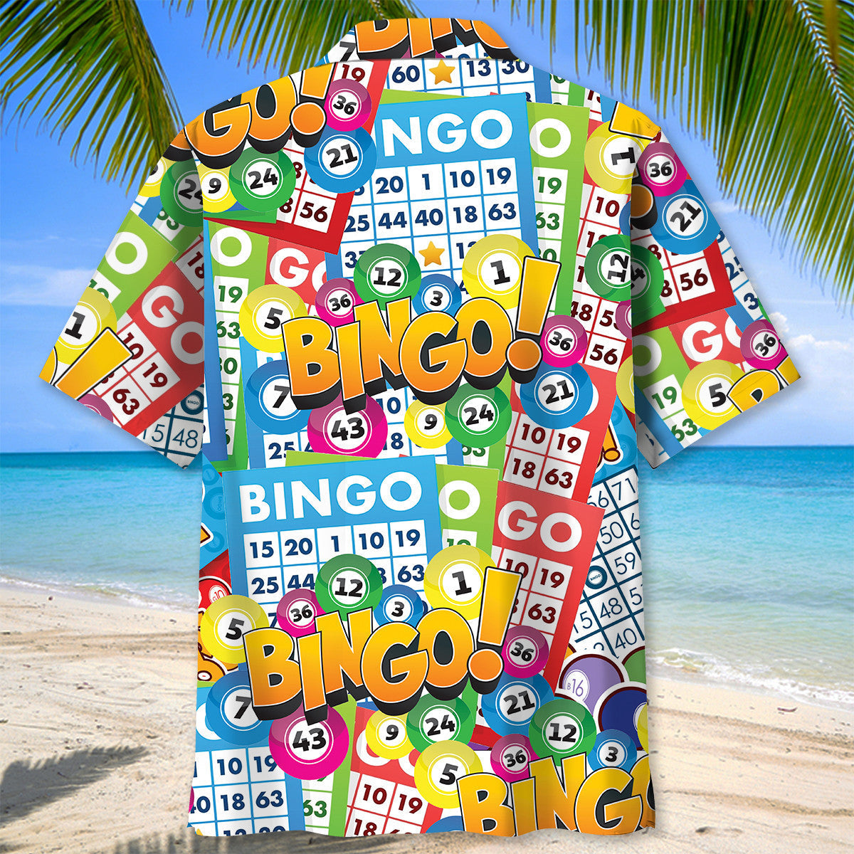 Retro Bingo Fun Hawaiian Shirt Artwork View For Coastal Escapes And Resort Style