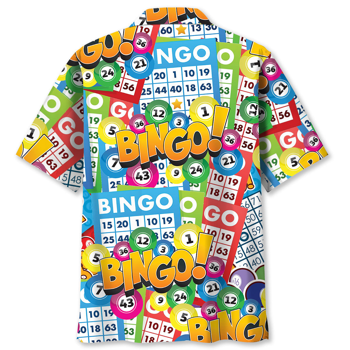 Retro Bingo Fun Hawaiian Shirt For Summer Events And Casual Outdoor Wear