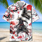 Cherry Blossom Samurai Warrior Hawaiian Shirt For Beach Parties And Weekend Getaways