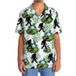 Funny Forest Creature Golf Hawaiian Shirt Design Detail For Beach Days And Holiday Travel