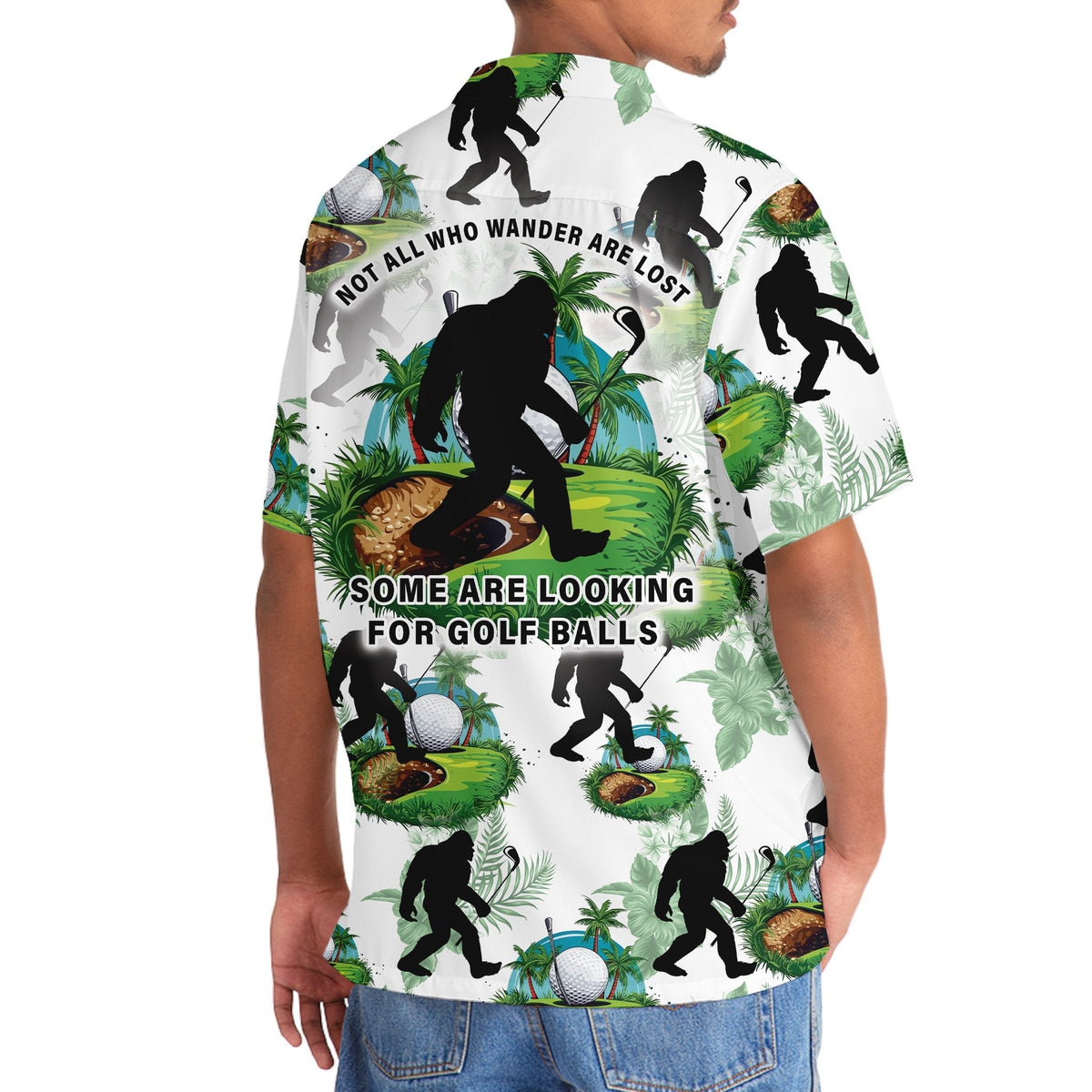 Funny Forest Creature Golf Hawaiian Shirt For Poolside Relaxation And Sunny Getaways
