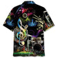 Neon Drum Light Hawaiian Shirt For Poolside Relaxation And Sunny Getaways
