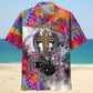 Bohemian Drummer Psychedelic Hawaiian Shirt For Coastal Adventures And Warm Weather Wear