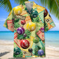 Vintage Bingo Hawaiian Shirt Design Detail For Sunny Adventures And Casual Wear