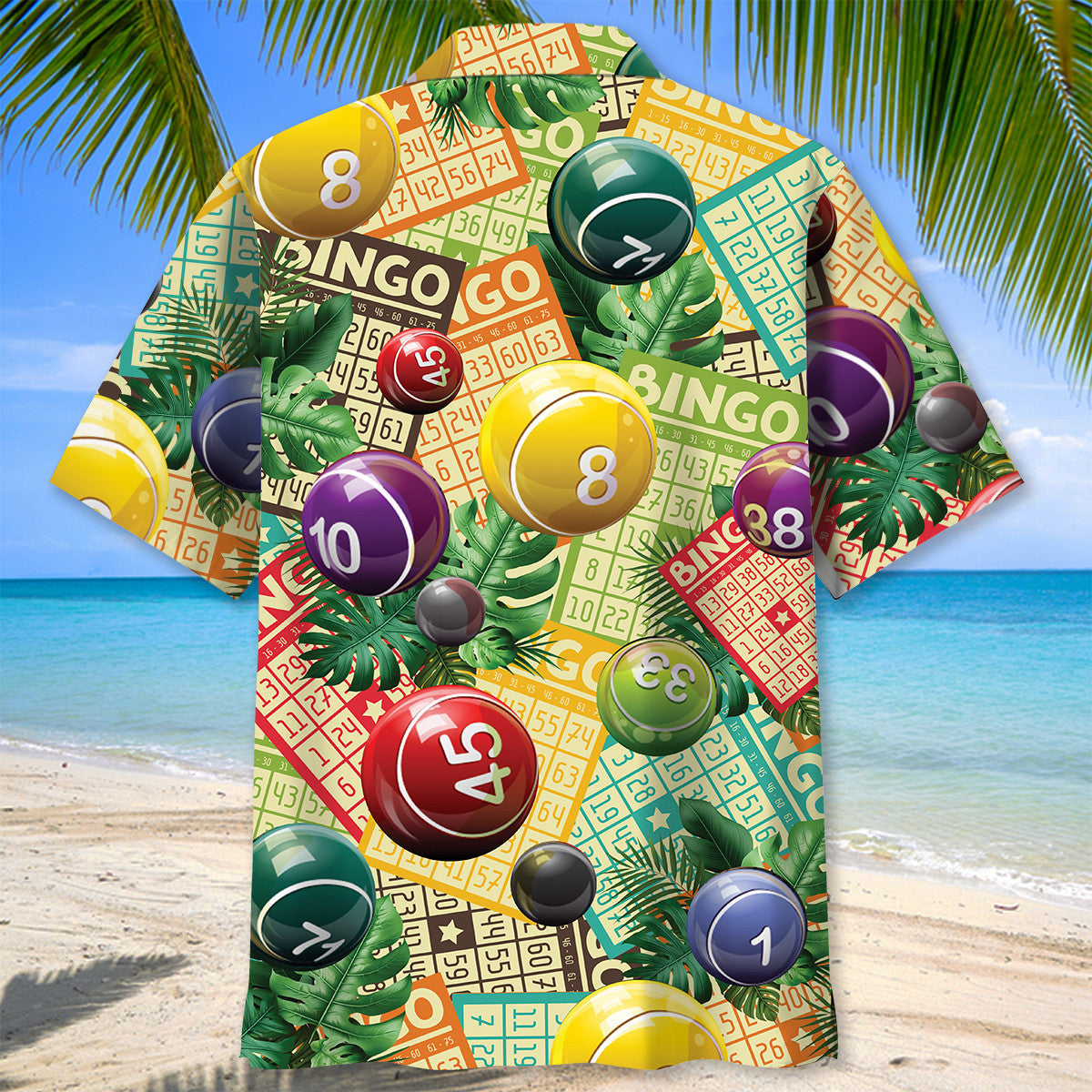 Vintage Bingo Hawaiian Shirt For Resort Getaways And Comfortable Summer Activities