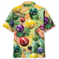 Vintage Bingo Hawaiian Shirt For Summer Vacation And Beach Travel