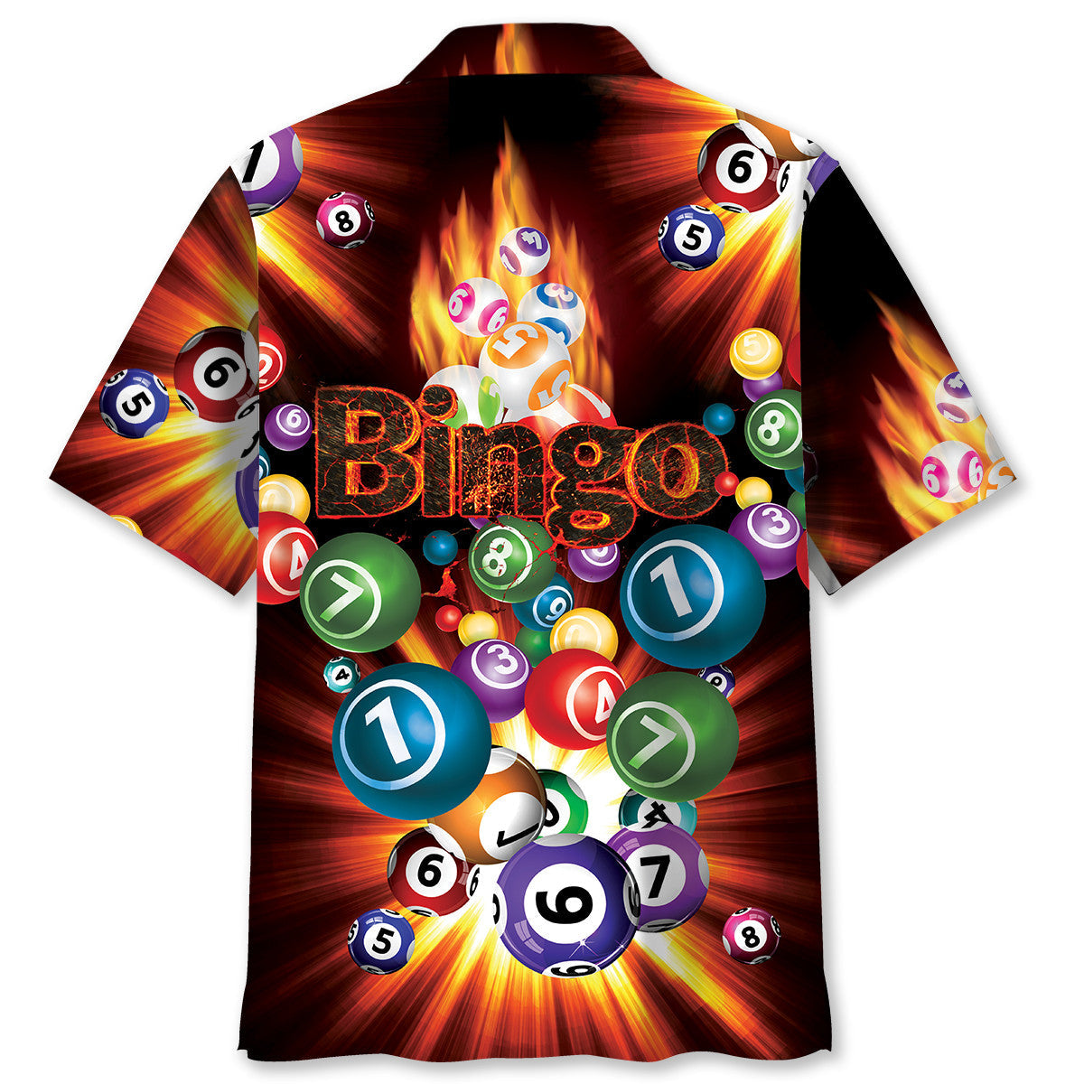Fire Bingo Flame Hawaiian Shirt For Warm Weather Adventures And Everyday Comfort