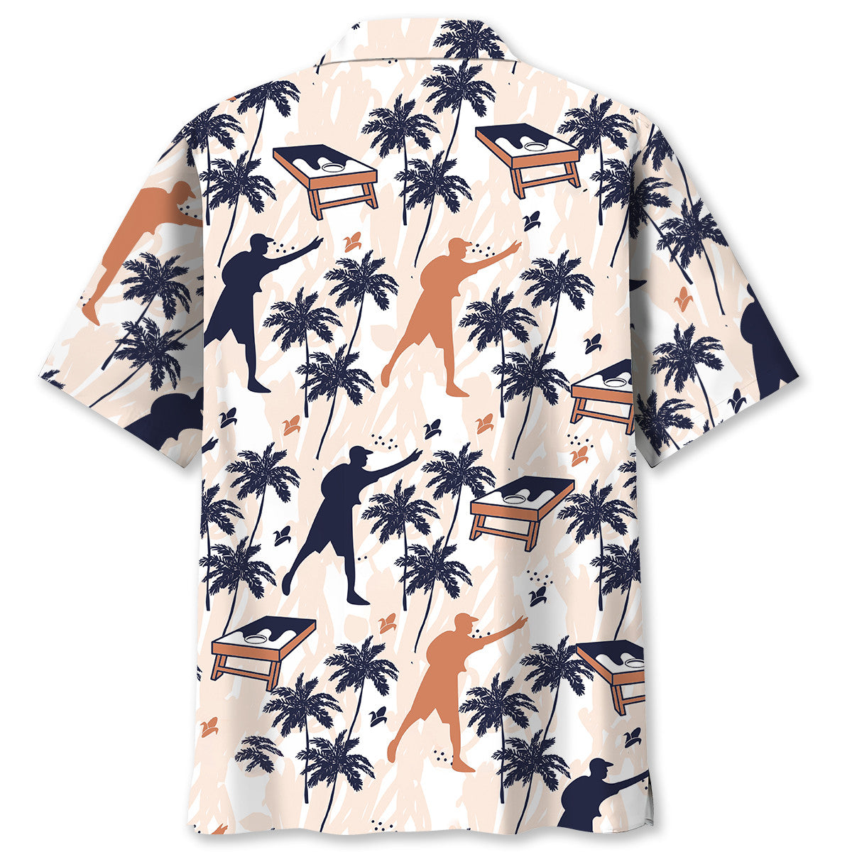 Funny Tropical Cornhole Corn Hawaiian Shirt For Beach Parties And Weekend Getaways