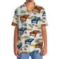 Tropical Cornhole Palm Tree Hawaiian Shirt Design Detail For Sunny Adventures And Casual Wear