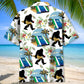 Funny Tropical Cornhole Forest Creature Hawaiian Shirt For Beach Parties And Weekend Getaways