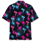 Retro Neon Tropical Flamingo Hawaiian Shirt Design View For Resort Travel And Thoughtful Gifting