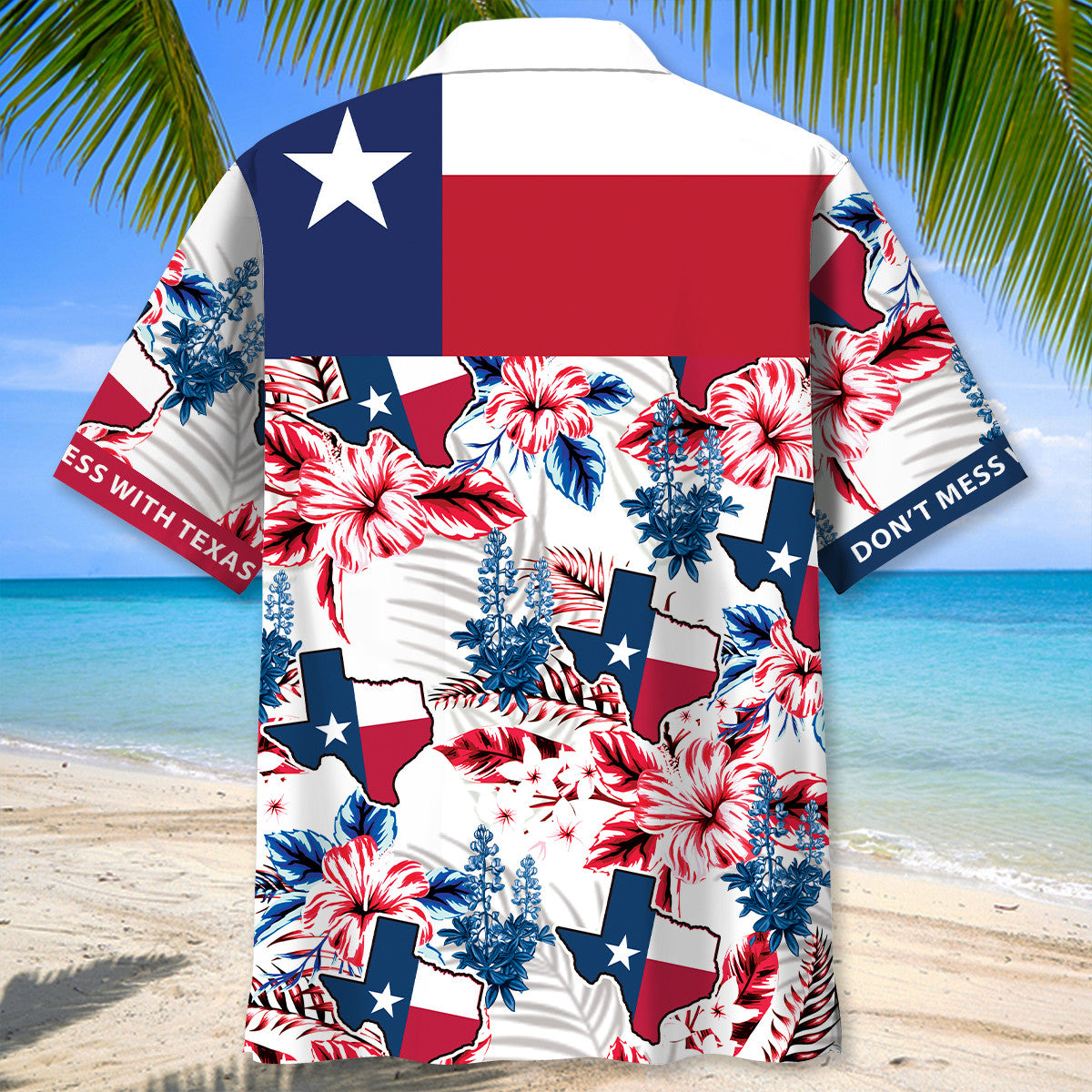 Western Texas Pride Hawaiian Shirt Artwork View For Coastal Escapes And Resort Style