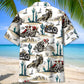 Bicycle Desert Flat Track Racing Hawaiian Shirt Artwork Detail For Tropical Trips And Casual Outings