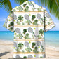 Tropical Tennis Hawaiian Shirt Design Detail For Sunny Adventures And Casual Wear