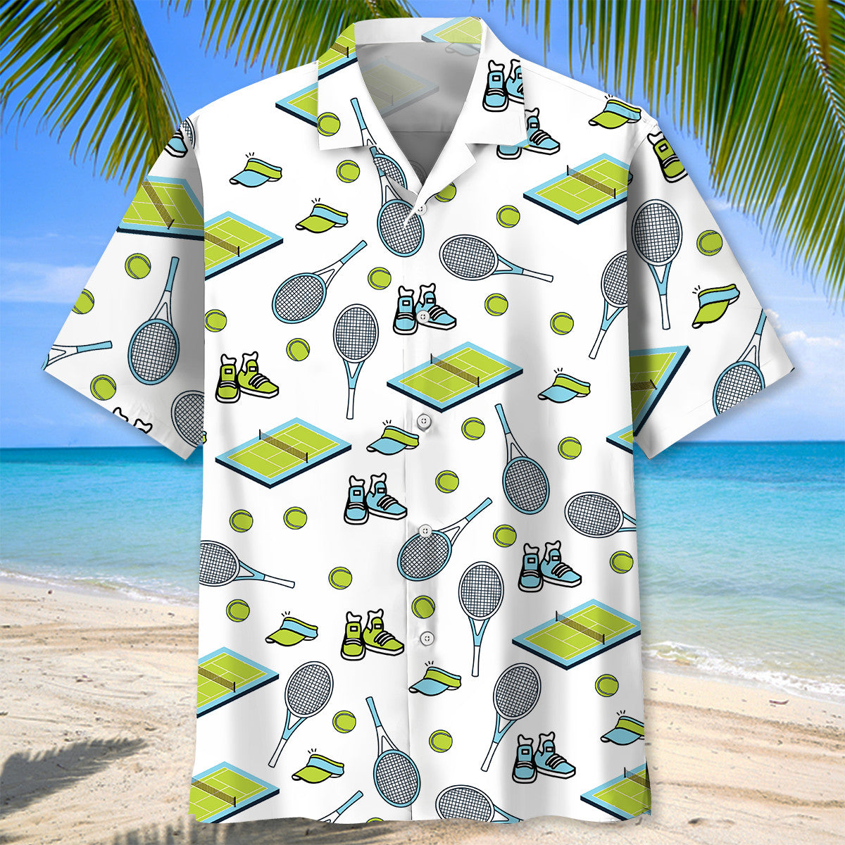 Funny Tennis Hawaiian Shirt For Resort Getaways And Comfortable Summer Activities