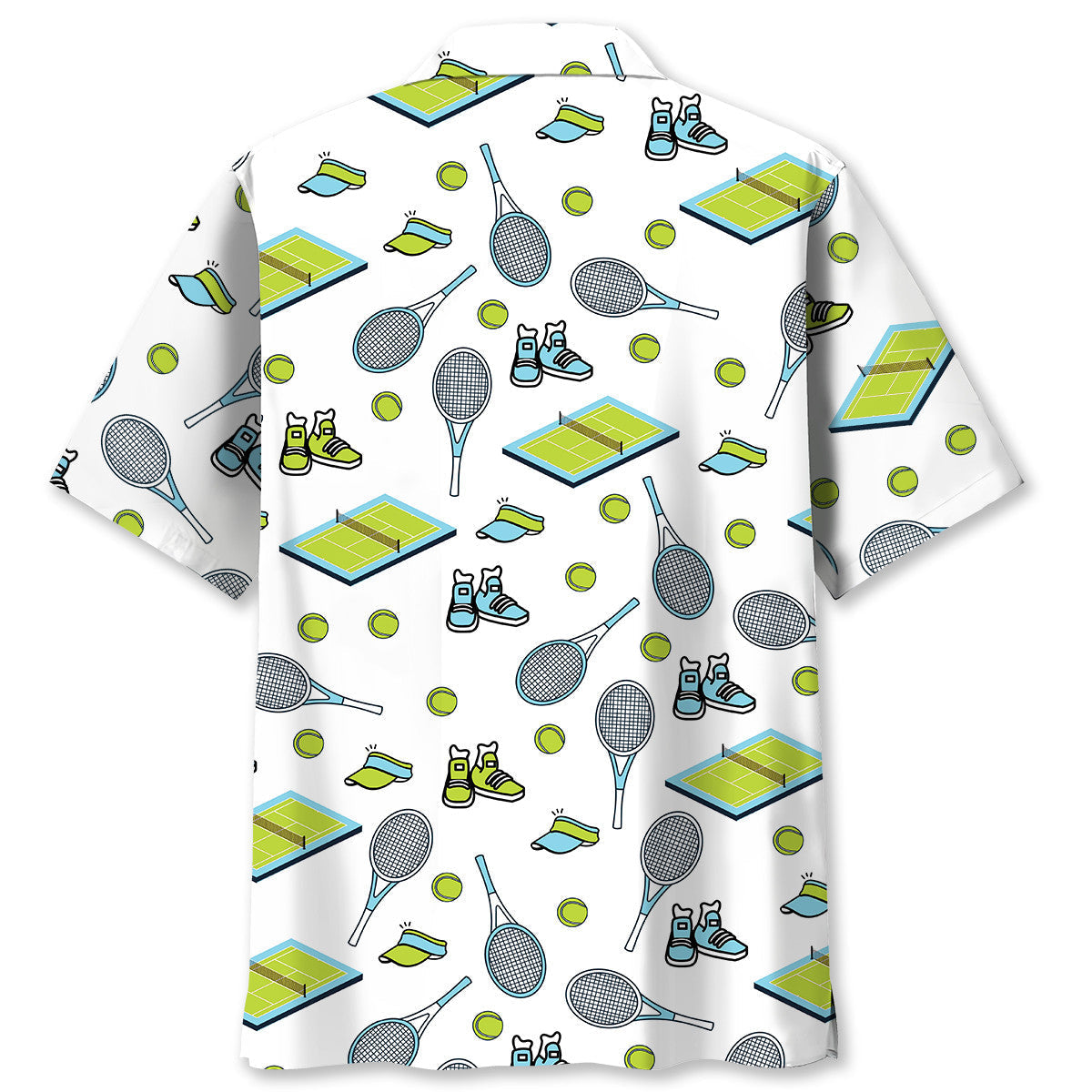 Funny Tennis Hawaiian Shirt For Summer Vacation And Beach Travel