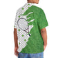 Green Tropical Tennis Hawaiian Shirt For Warm Weather Adventures And Everyday Comfort