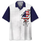 Tennis American Hawaiian Shirt Pattern View For Lightweight Everyday Style