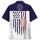Tennis American Hawaiian Shirt For Coastal Adventures And Warm Weather Wear