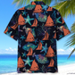 Sailboat Sea Creatures Hawaiian Shirt Artwork View For Coastal Escapes And Resort Style