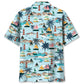 Tropical Sailboat Hawaiian Shirt For Resort Getaways And Comfortable Summer Activities