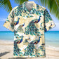 Tropical Peacock Vibrant Hawaiian Shirt For Warm Weather Adventures And Everyday Comfort