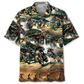 Bicycle Flat Racing Adventure Hawaiian Shirt For Summer Events And Casual Outdoor Wear