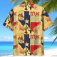 Western Texas Cowboy Hawaiian Shirt Artwork View For Coastal Escapes And Resort Style