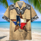Vintage Texas Lone Star State Travel Hawaiian Shirt Artwork View For Coastal Escapes And Resort Style